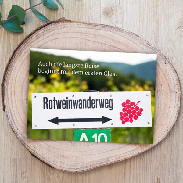 Postkarte - Rotweinwanderweg - Ahrtal