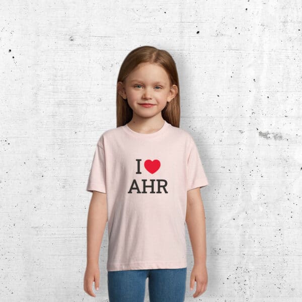 Shirt I love Ahr Kids - pink
