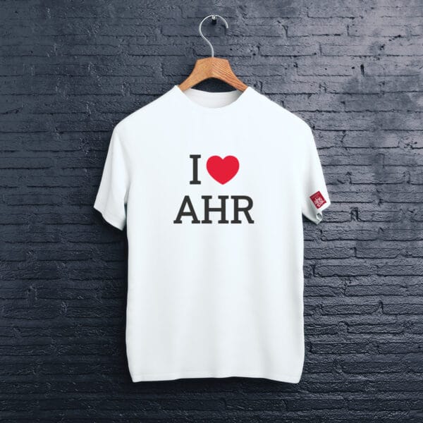Shirt unisex I love Ahr - weiss