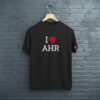 Shirt unisex I love Ahr - schwarz