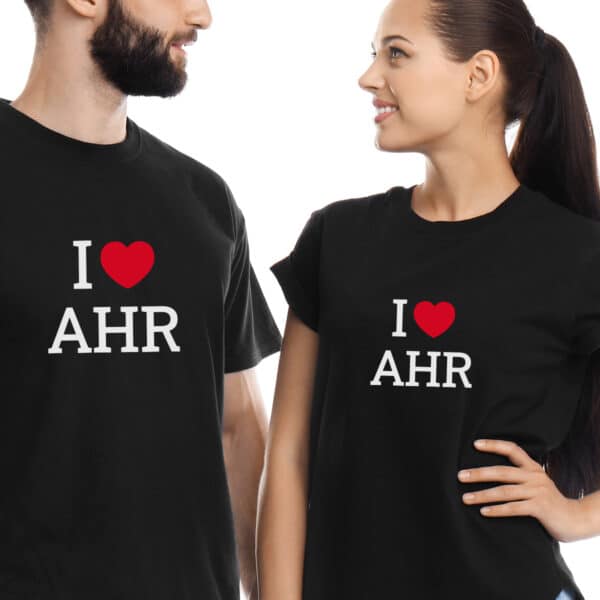 Shirt unisex I love Ahr - schwarz