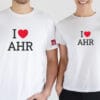 Shirt unisex I love Ahr - weiss