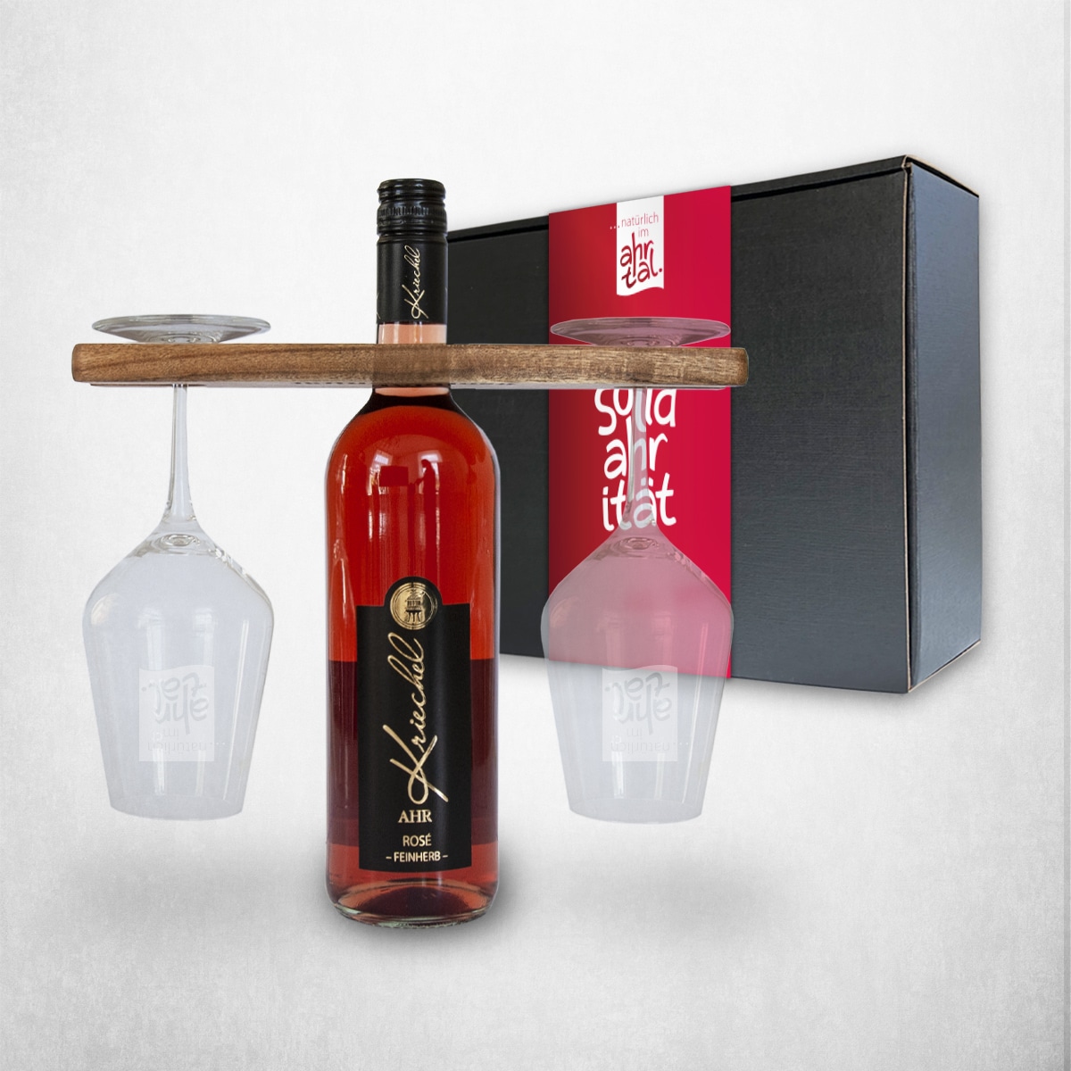 Ahrwein-Butler-Geschenkset Rosé Kriechel